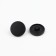 A set of buttons on the leg, d = 15 mm, 10 pcs, black color