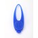Light beacon on the collar/leash with 3 lumines of the "foot", 3.2 cm, silicone, blue