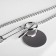Piece "chain" disk and links, color silver, 50 cm