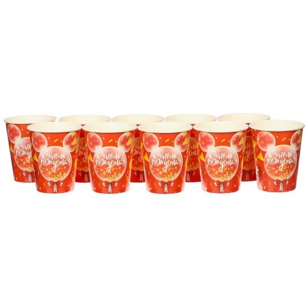 Paper glass "Happy Birthday!", 250 ml, Mickey Mouse-3