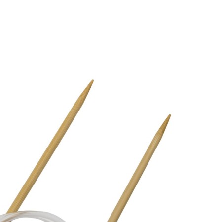 Circular knitting needles, bamboo, 100 cm/4.5 mm-2