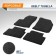 Autoflex Standard Salon for Geely Tugella 2020-V., textiles, graphite, 4 parts
