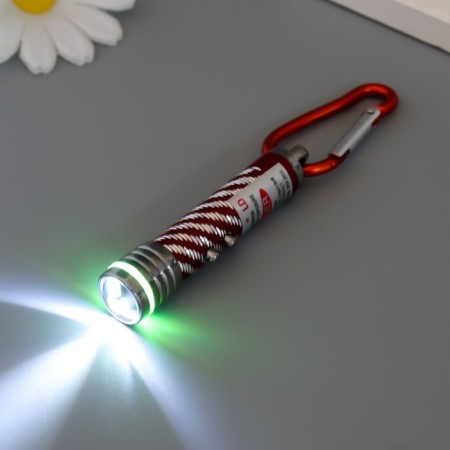 Flashlight + laser on the carbine + 2 modes "Praise, with a picture" MIX 7.5x1.5x1.5 cm-5