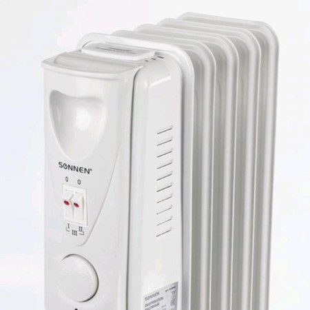 Sonnen DFS-05, oil heater, 1000 watts, 5 sections, 10 m², white-4