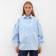Women's blouse Minaku: Casual Collection Blue color, river 54