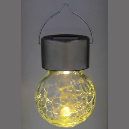 Garden lamp on the solar battery "Light bulb", 7 × 9 × 7 cm, 1 LED, glow warm white-6