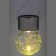 Garden lamp on the solar battery "Light bulb", 7 × 9 × 7 cm, 1 LED, glow warm white