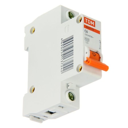 Automatic circuit breaker TDM VAL47-63, 1P, 6 A, 4.5 KA-2