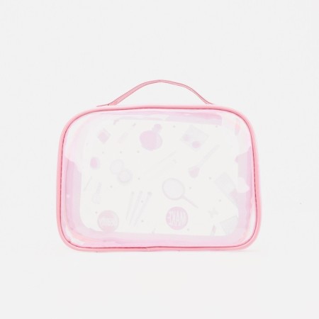 Lightning cosmetic bag, coral color-1