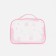 Lightning cosmetic bag, coral color