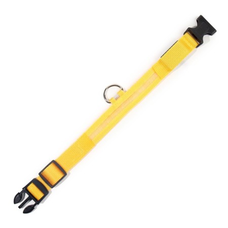 Collar with backlight size S, Osh 35-43 x 2.5 cm, 3 glow modes yellow-6
