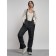 Semi -combinezone ski insulated female winter, size 44, black color