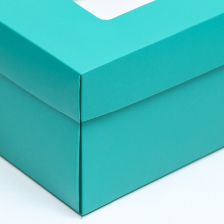 Folding box "Emerald", with a window 30 x 20 x 9 cm-2