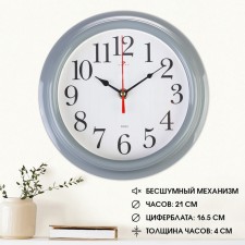 Watching, interior, d-21 cm, silent, gray body