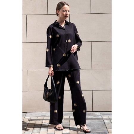 Female set: shirt, trousers, size 54