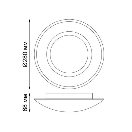 Over lamp, 7W LED, 3000K, 640LM, white color-2