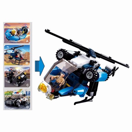 Block designer for boys Police "Police SUV", 73 details-2