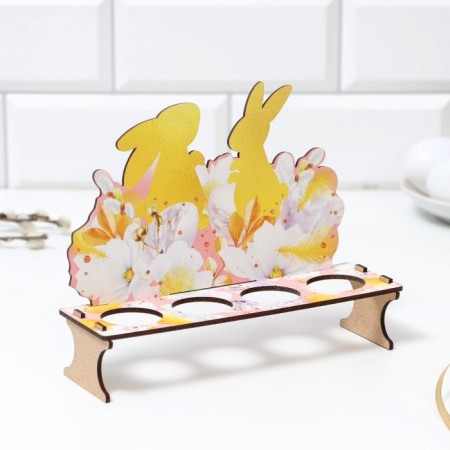 4 eggs “Rabbits”, 19.6 x 16 x 6 cm.-3