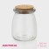 Glass jar for spices with a cork lid "Parfa", 200 ml, 7 × 8.5 cm