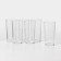A set of high glass glasses "Geometry", 230 ml, 6 pcs