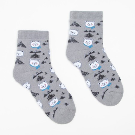 Women's socks, gray color, size 23-25-1