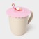 Silicon-sized lid Silicone “Flamingo”, d = 11 cm, pink color