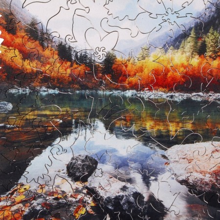 Figure puzzle "Mountain river", 110 parts, 28.8 × 20.2 cm-1