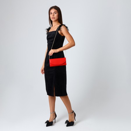 Female bag on a magnet, red color-6