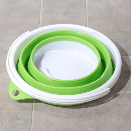 Folding bucket, 10 l, 35 × 33 × 24 cm, color mix-2