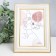 Photo frame plastic 10x15 cm "Little mesh" white with double gold stroke 18.3x13.5 cm