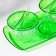 Fresh kitchen set, containers 300 ml, green color