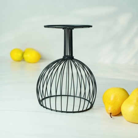 Basket for trifles "Aesthetics", 18 × 18 × 23 cm, black color-11