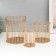 Summary Metal for 1 candle "Nimbus" set 3 pcs gold 8x10, 12x13, 15x17 cm
