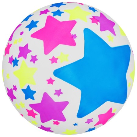 Children's ball "Stars", d = 22 cm, 60 g, color mix-6