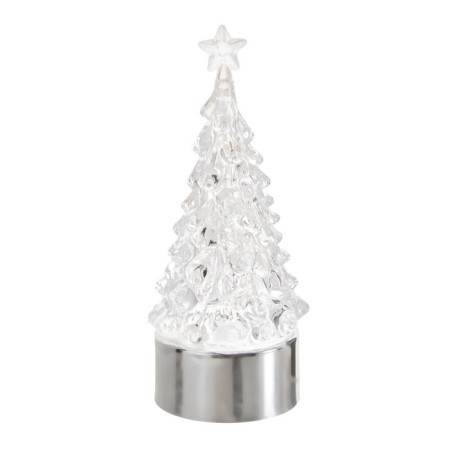 Nightlight "Christmas tree" LED 1W RGB 3xlr44 chrome 4x4x11cm-8