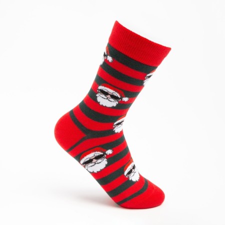 Women's socks, red color, size 23-25