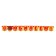 Girland with a poster "Happy Anniversary!" Flowers basket, length 190 cm, a3