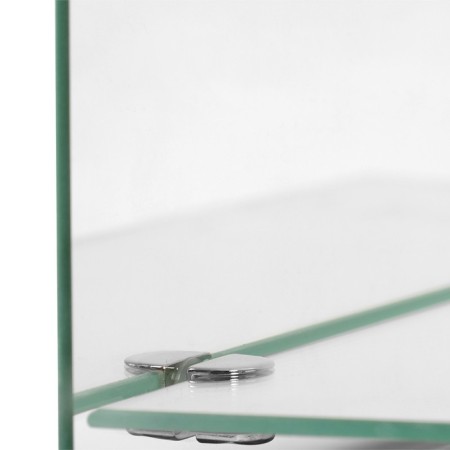 Mirror "Paradise of Birds", with sandblasting graphics and fusing, wall, with a shelf, 35 × 45-4