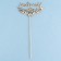 Topper "Beloved daughter, with butterflies" on a suspension, Golden Gold beautifully