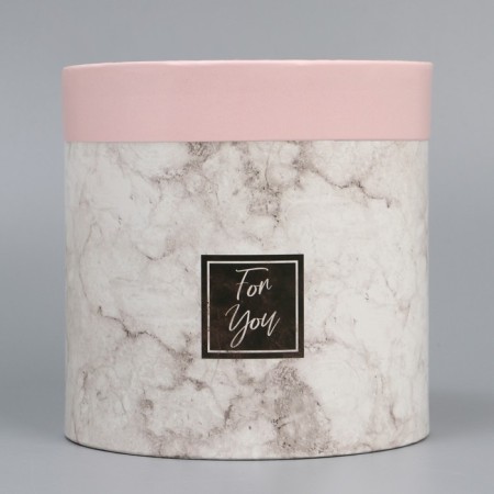 Set of hats 2 in 1, gift packaging, “marble”, 13 x 13, 16 x 16 cm-6