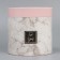 Set of hats 2 in 1, gift packaging, “marble”, 13 x 13, 16 x 16 cm