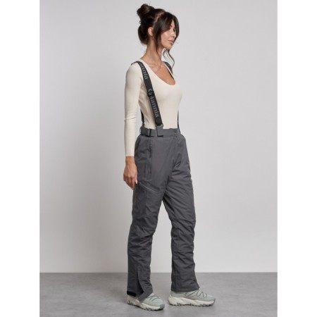 Semi -combinezone female ski insulated, size 44, gray color-2