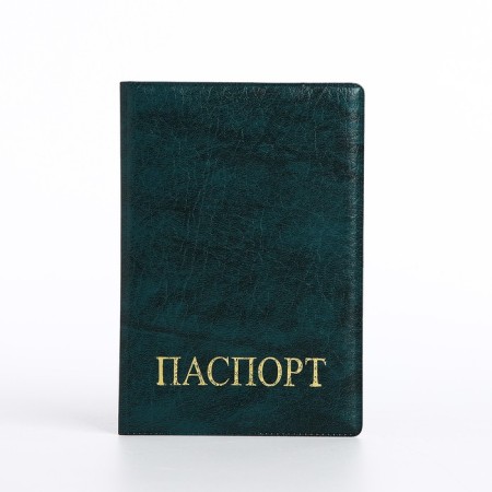 Cover for passport, green color-1