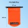 Yugana hairshome, PVC, waterproof 30 liters, two belts, orange