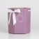 Box a gift folding hexagon "Twilight Lavender", 17 x 14.8 x 19.5 cm