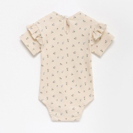 Body with a crumb sleeve I'm Wildflowers, height 68-74 cm, beige color-4