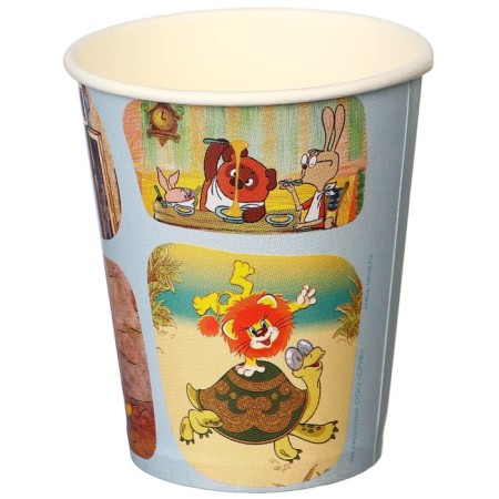 Paper glass "Happy Birthday!", 250 ml, Soyuzmultfilm-3