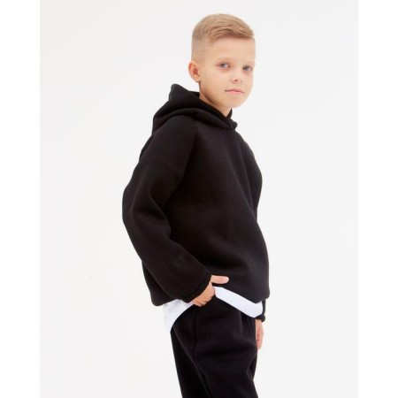 Худи детское MINAKU: Basic Line KIDS, цвет чёрный, рост 110-5
