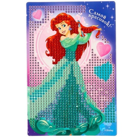 Diamond mosaic, 16x10.5 cm, princesses-4