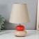 Board lamp 16878/1GR+RD E14 40W gray-red 16x16x25 cm Risalux